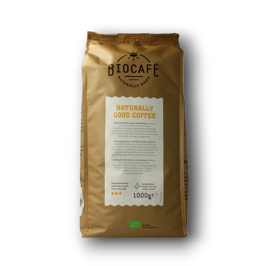 Biocafe Koffiebonen arabica bio 1.00 Kilogram