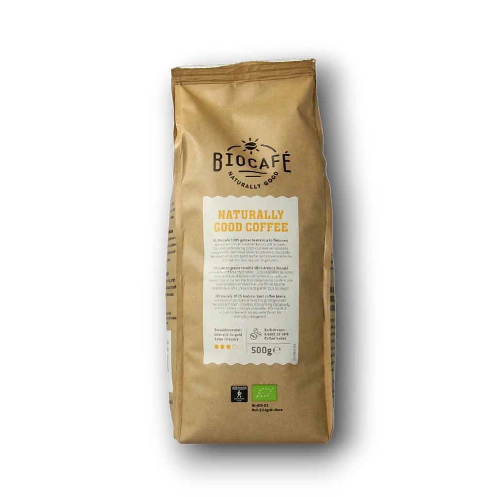 Biocafe Koffiebonen arabica bio 500.00 Gram
