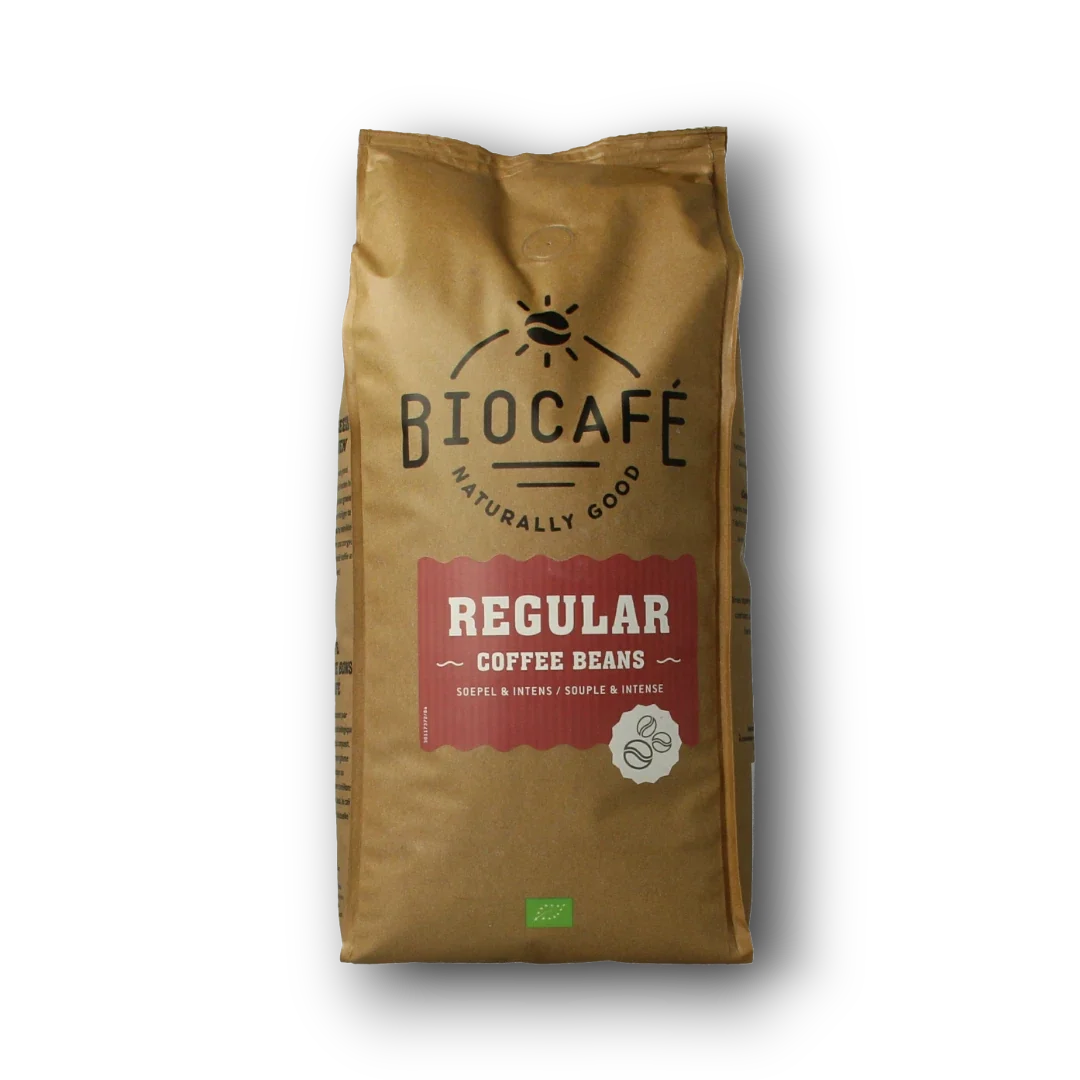 Biocafe Koffiebonen regular bio 1.00 Kilogram
