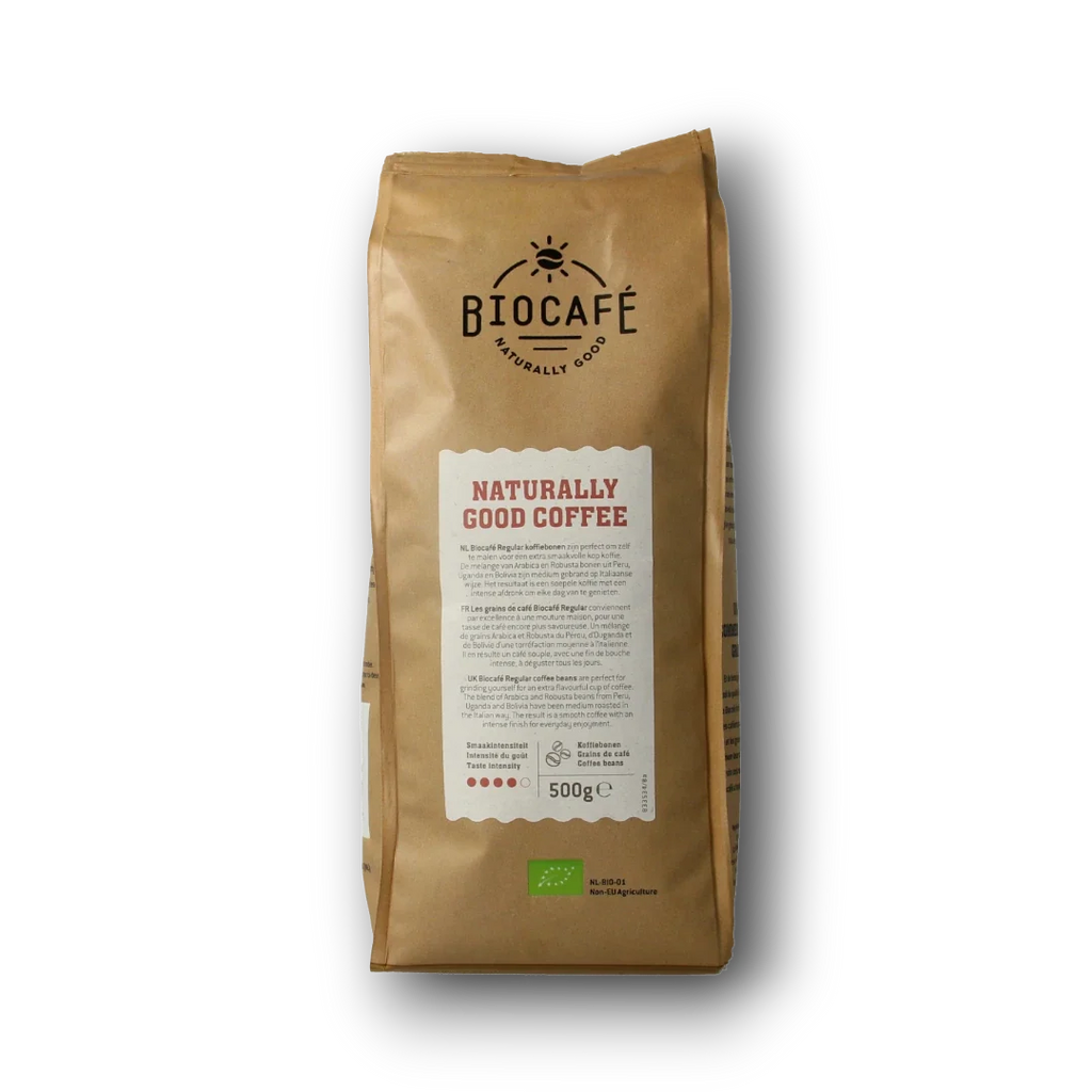 Biocafe Koffiebonen regular bio 500.00 Gram