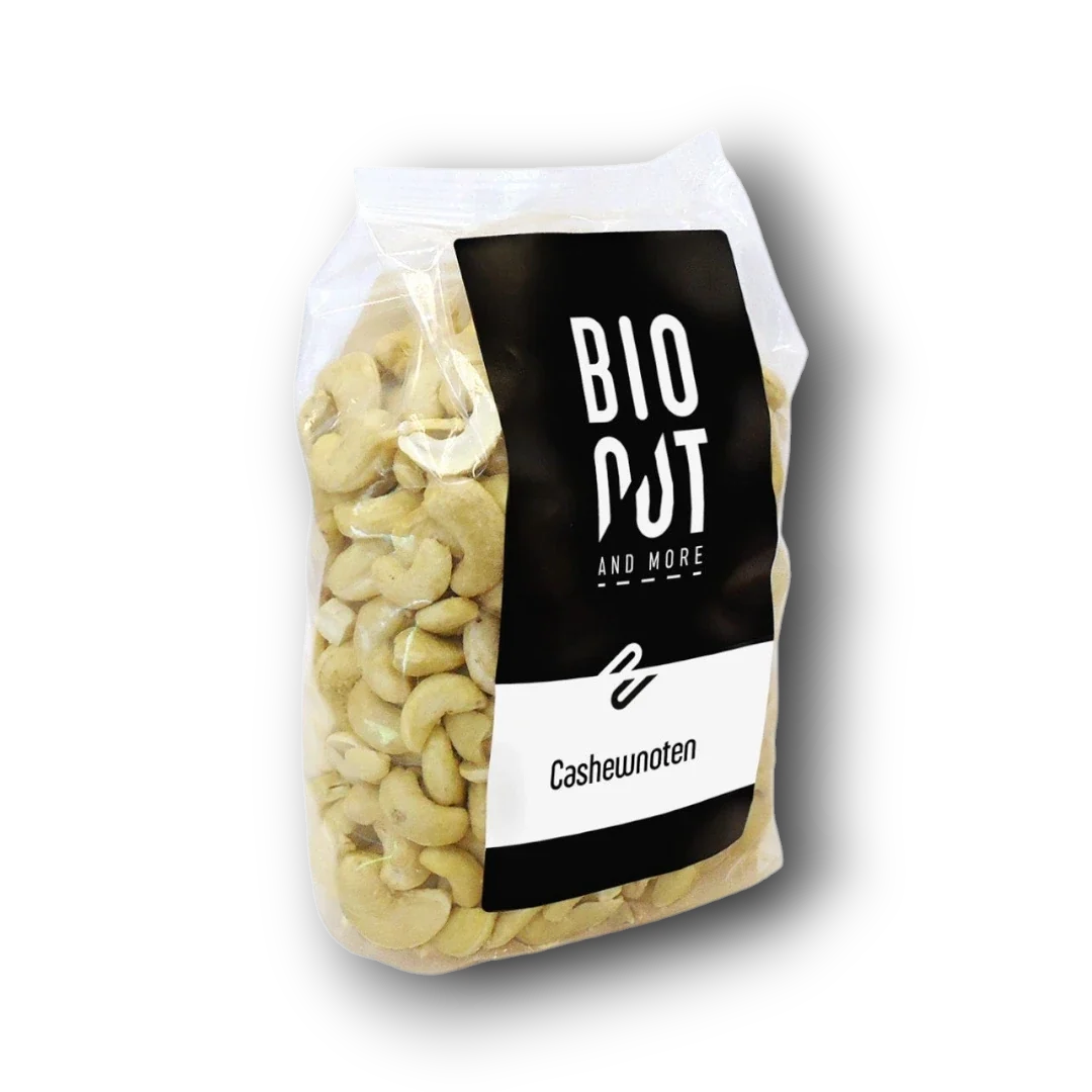 Bionut Cashewnoten ongezouten bio 500.00 Gram