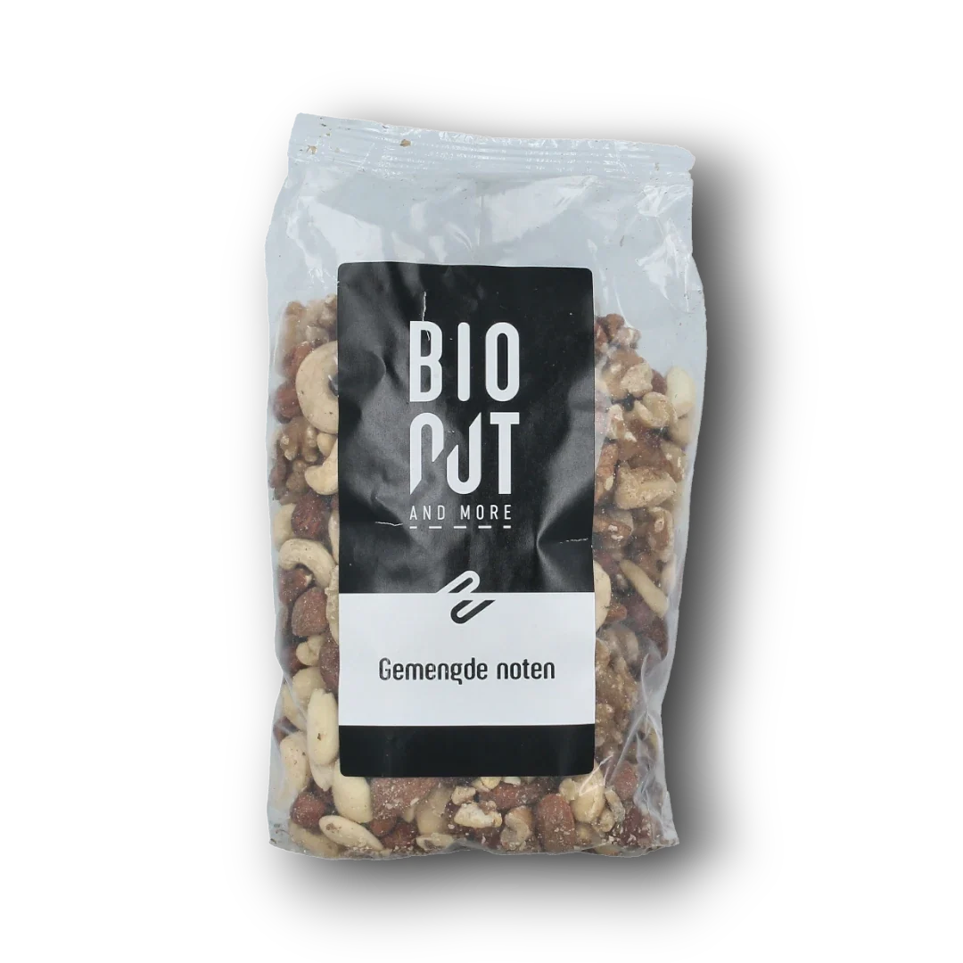 Bionut Gemengde noten zonder paranoten bio 500.00 Gram