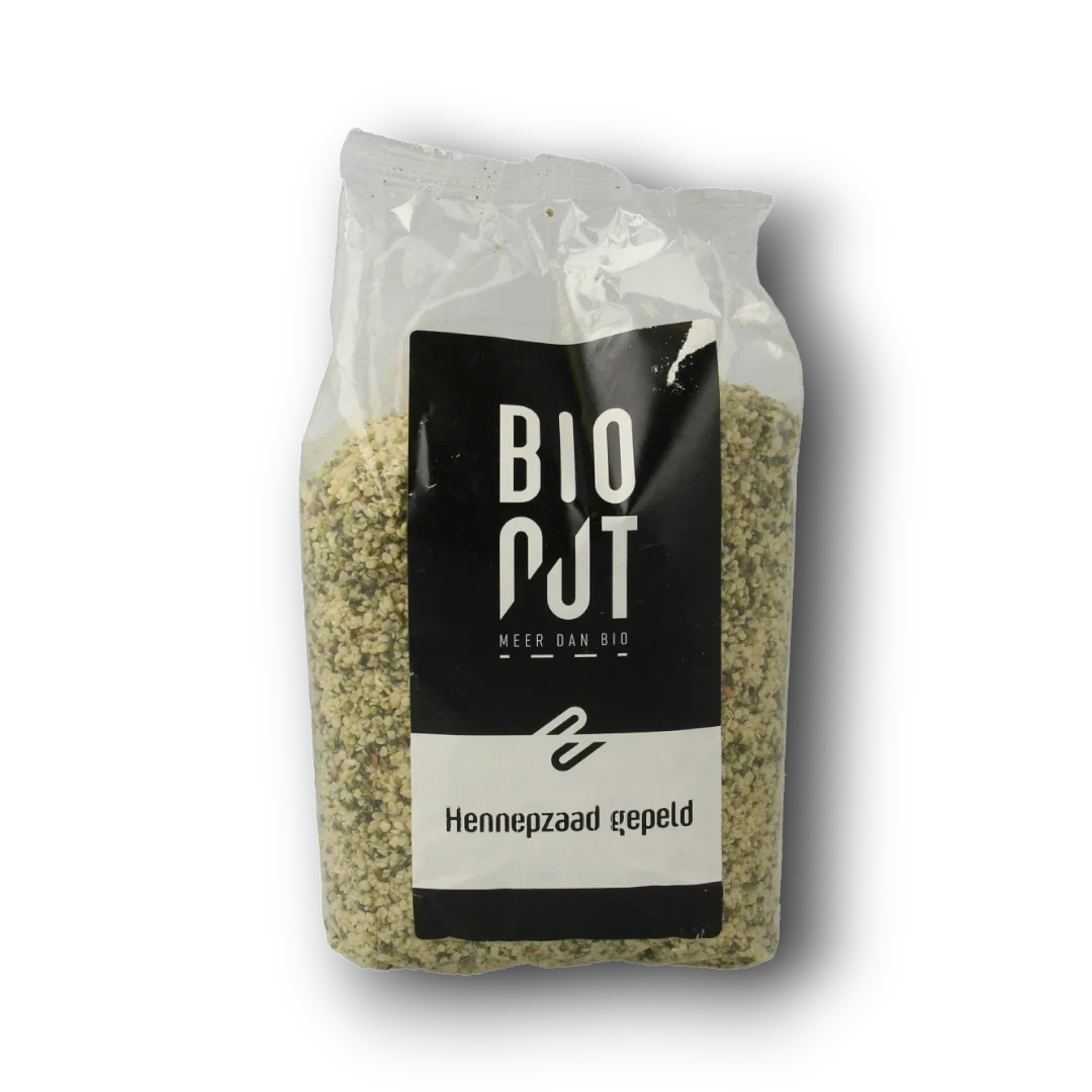 Bionut Hennepzaad gepeld bio 500.00 Gram