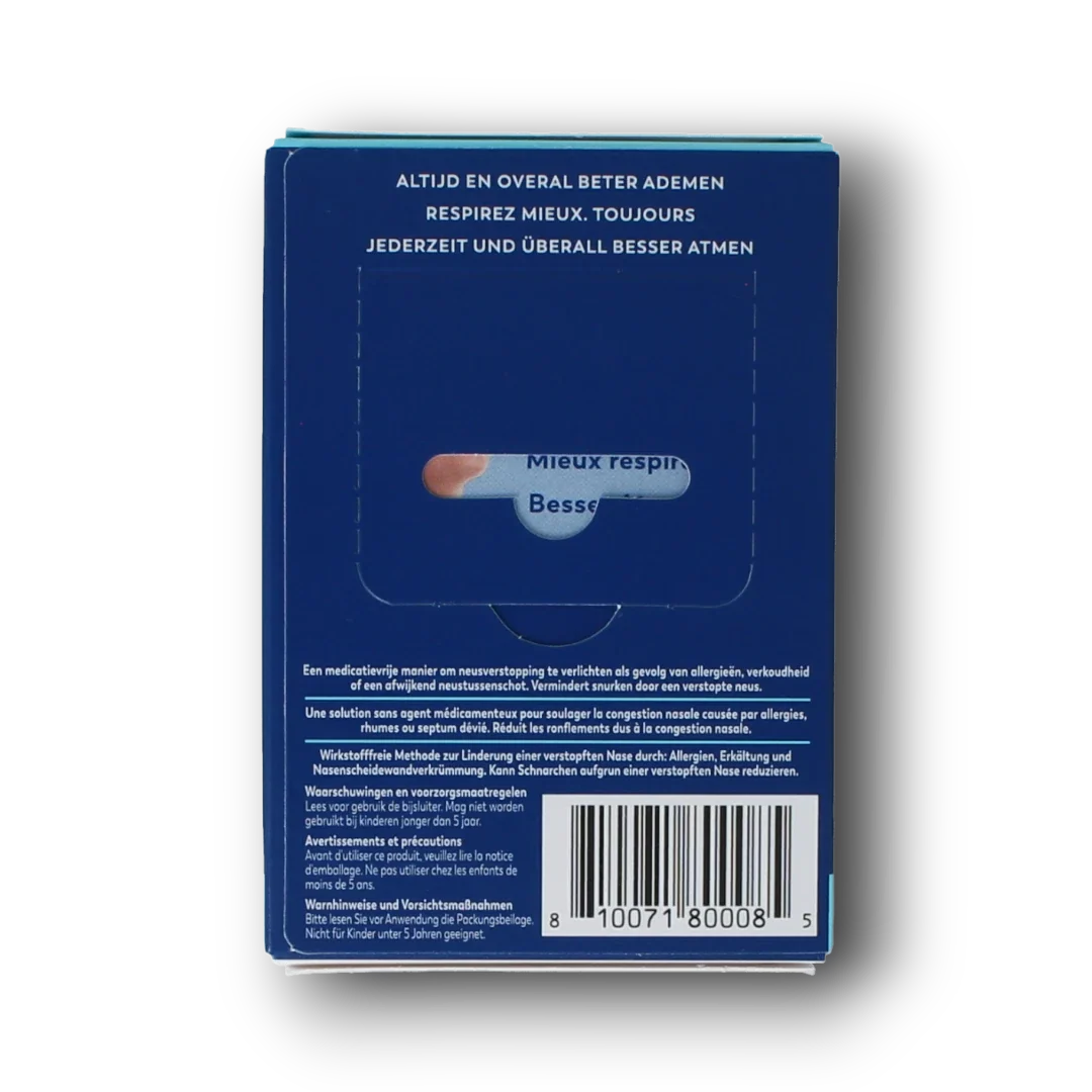Breathe Right Neusstrips clear 30.00 Stuks