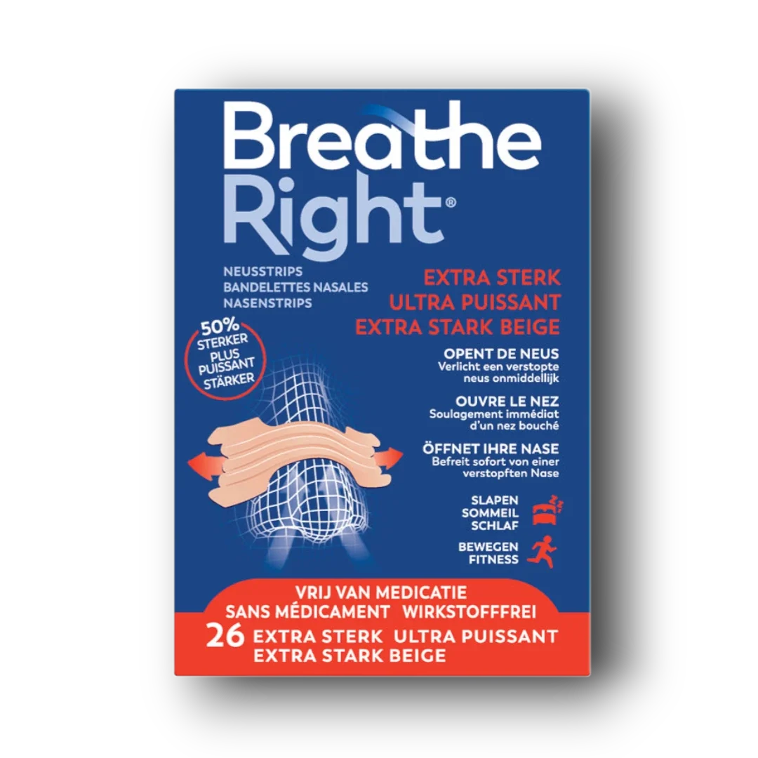 Breathe Right Neusstrips extra sterk 26.00 Stuks