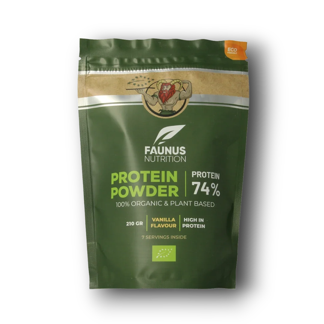 Faunus Nutrition Proteine gefermenteerd vanille bio 210.00 Gram