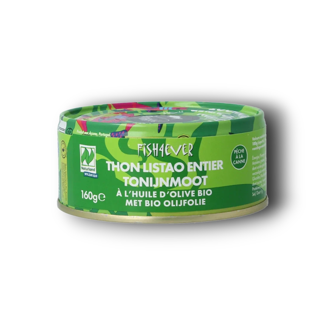 Fish 4 Ever Tonijnmoot in olijfolie 160.00 Gram