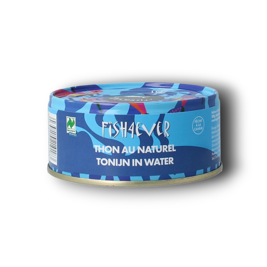 Fish 4 Ever Tonijnstukken in water 160.00 Gram