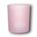 Joik Organics Geurkaars strawberry & sparkling wine vegan 150.00 Gram