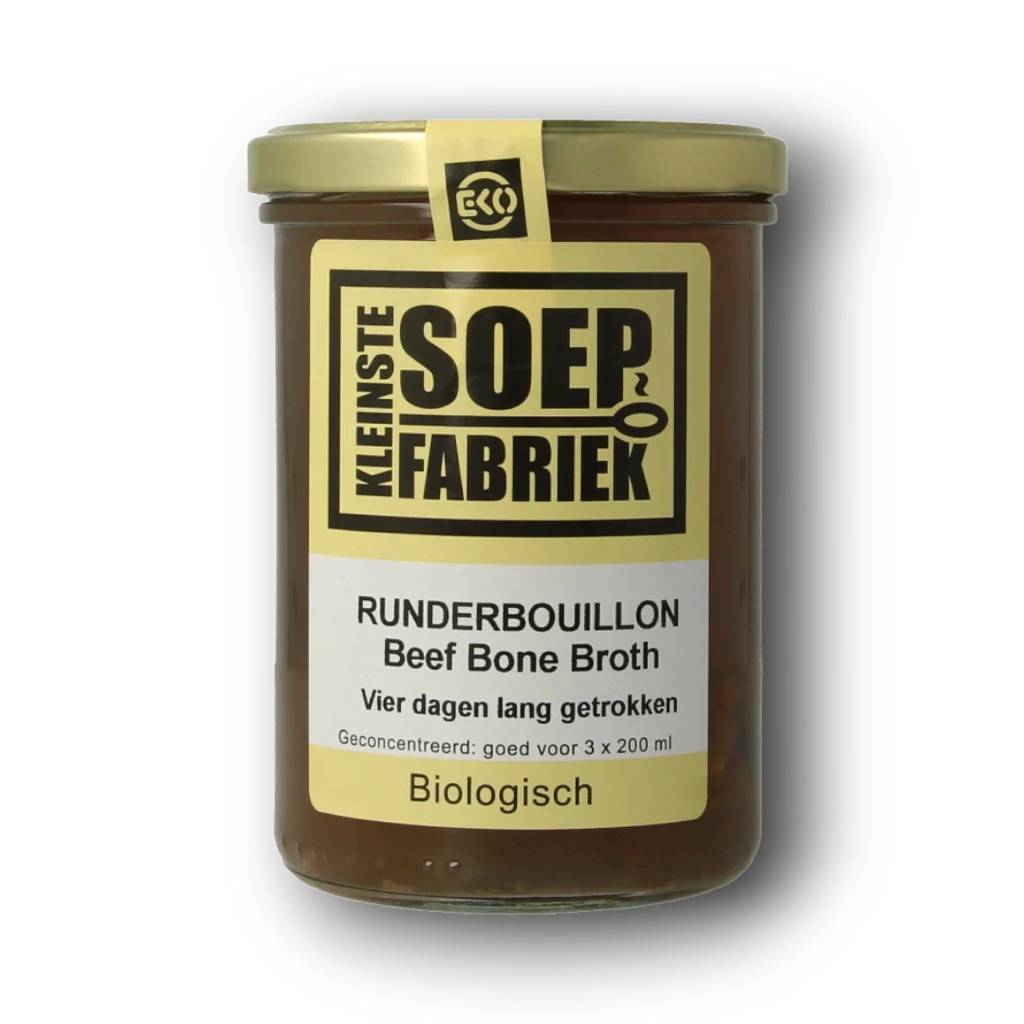 Kleinstesoepfabriek Runderbouillon bio 400 Milliliter
