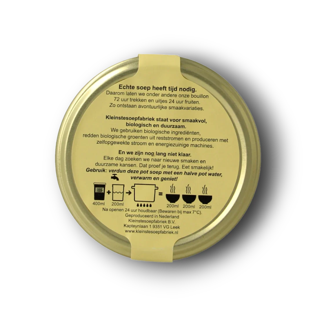 Kleinstesoepfabriek Runderbouillon bio 400 Milliliter