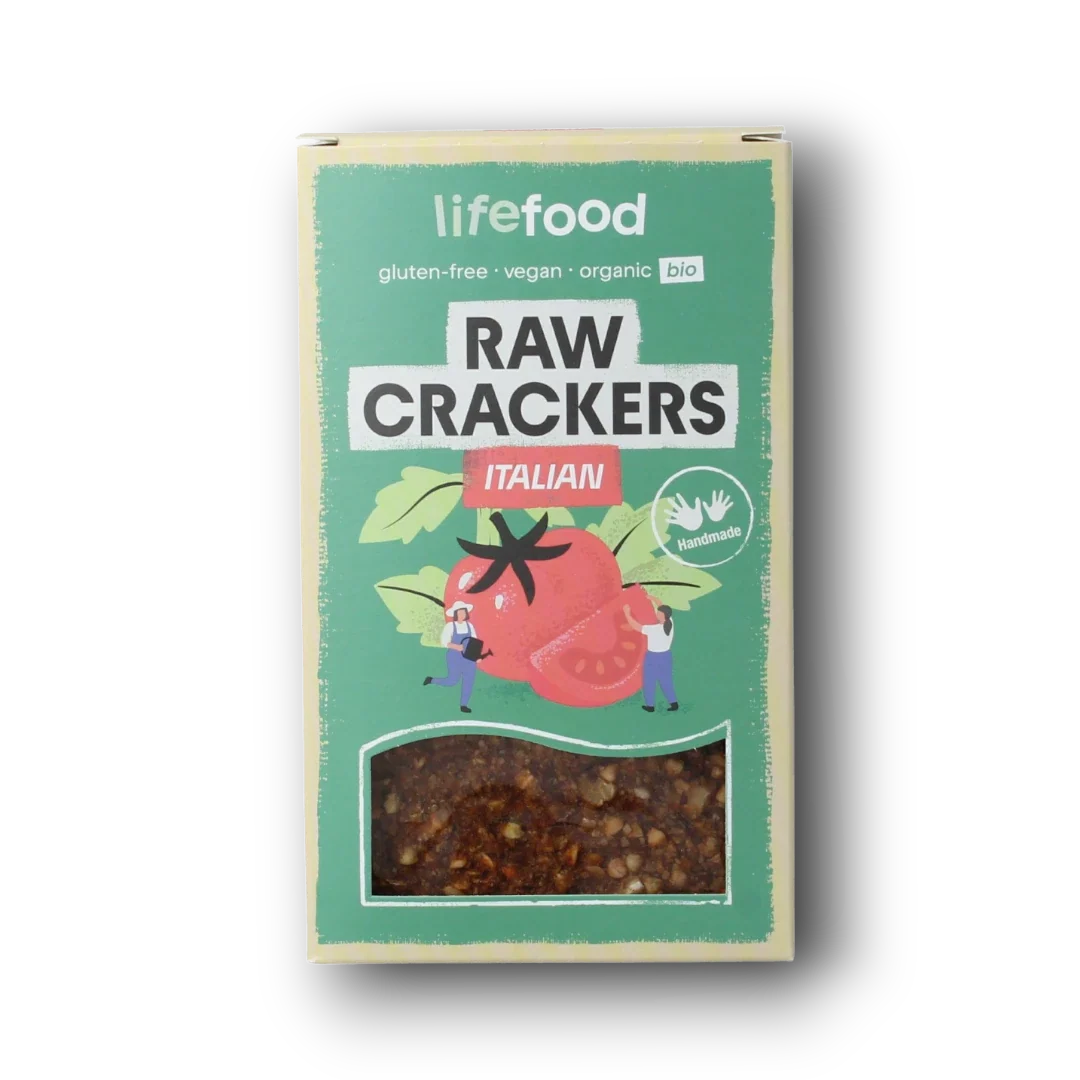 Lifefood Life crackers Italiaans raw bio 90.00 Gram