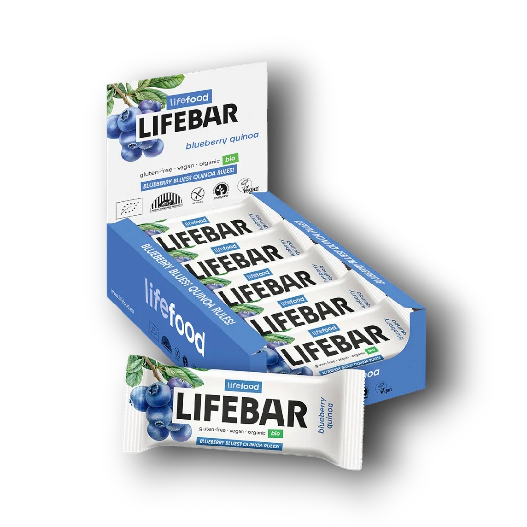 Lifefood Lifebar blueberry quinoa bio raw 40 Gram
