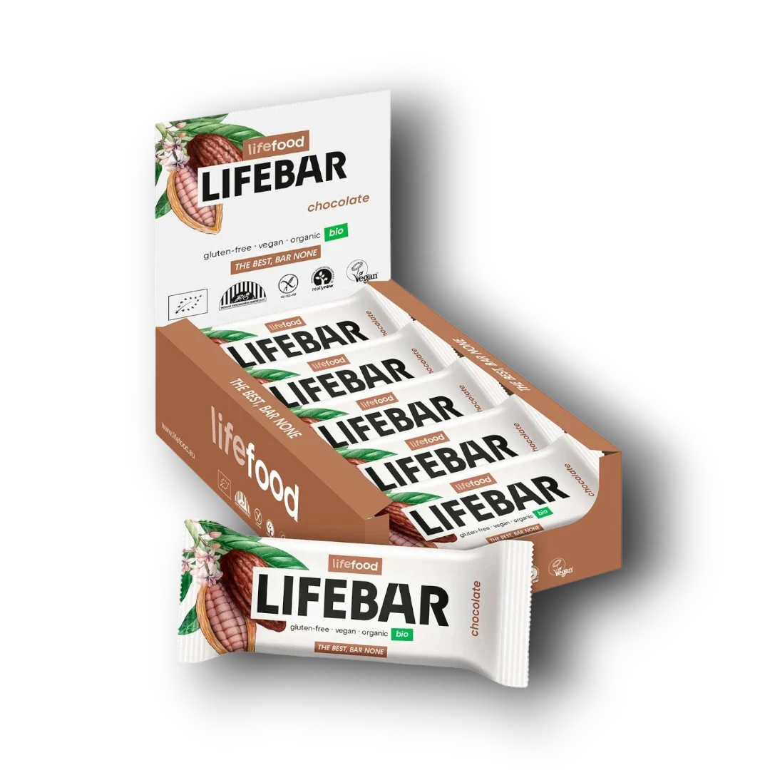 Lifefood Lifebar chocolade bio raw 40 Gram
