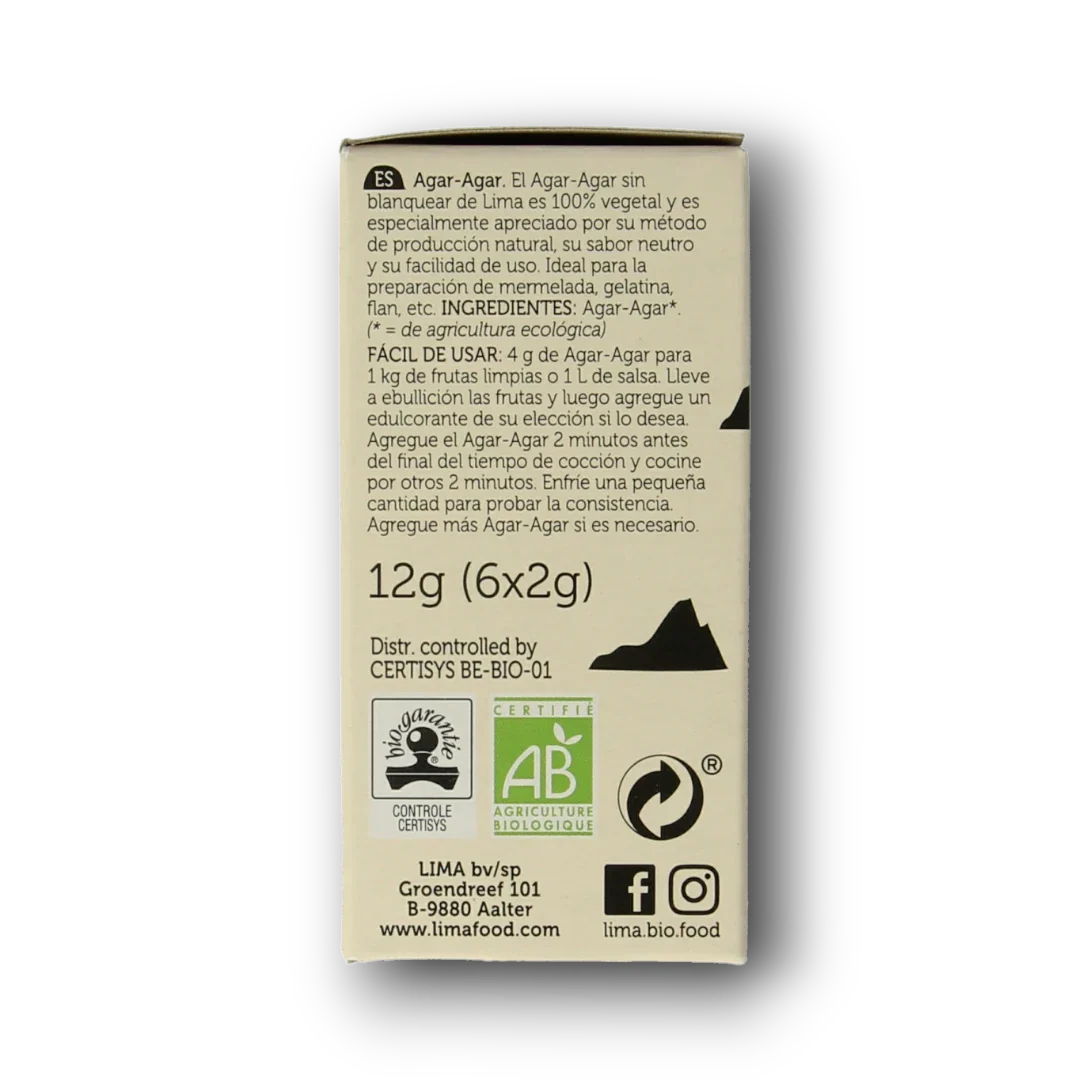 Lima Agar agar poeder bio 12.00 Gram