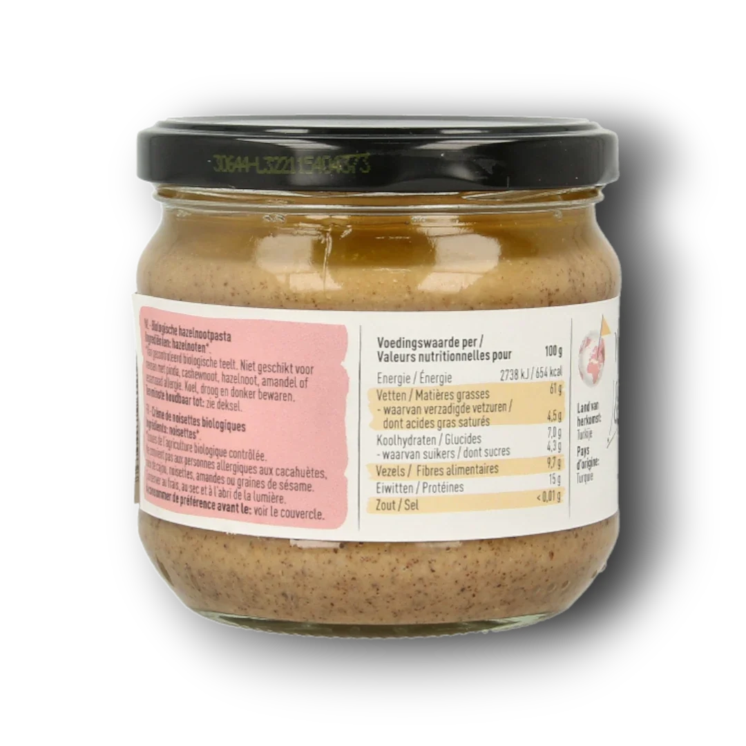 Nice & Nuts Hazelnootpasta bio 330 Gram