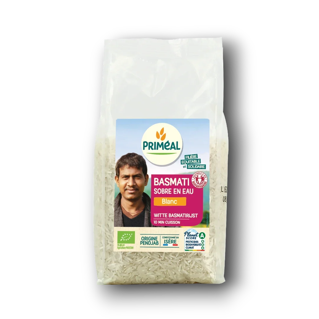 Primeal Witte basmati rijst bio 1.00 Kilogram