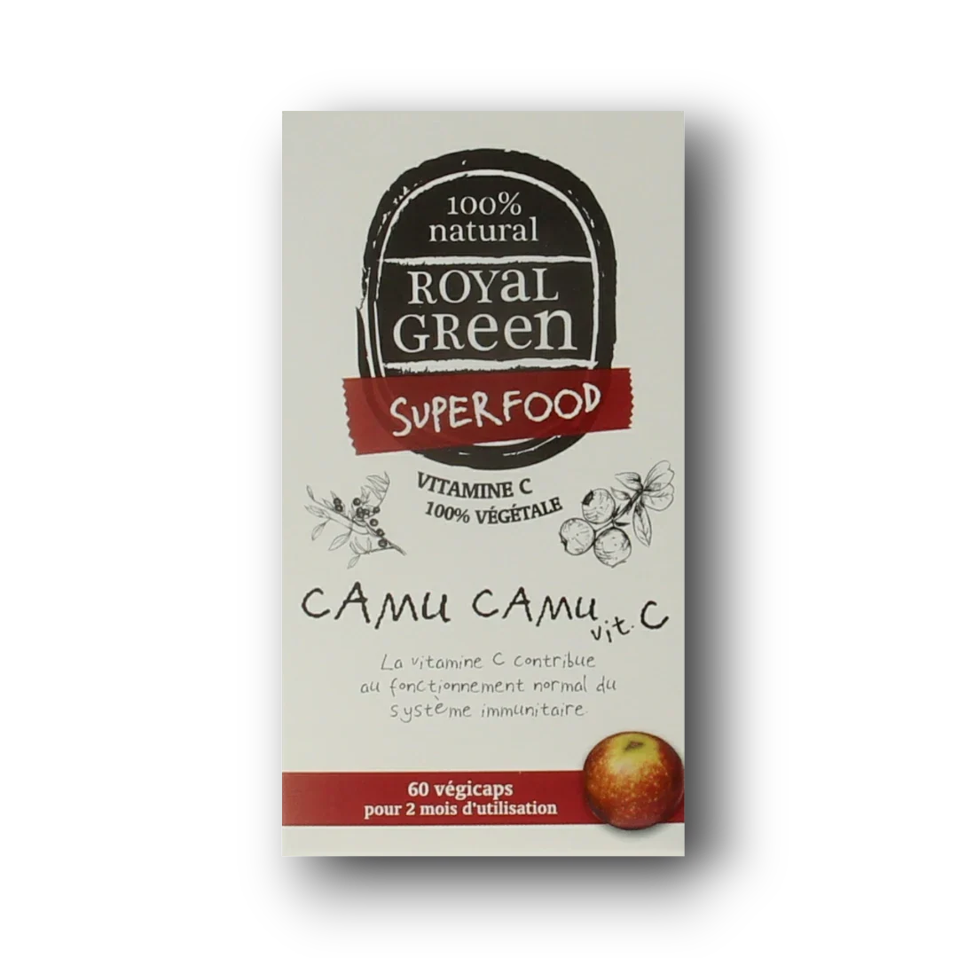 Royal Green Camu camu vitamine C 60.00 Vegetarische capsules