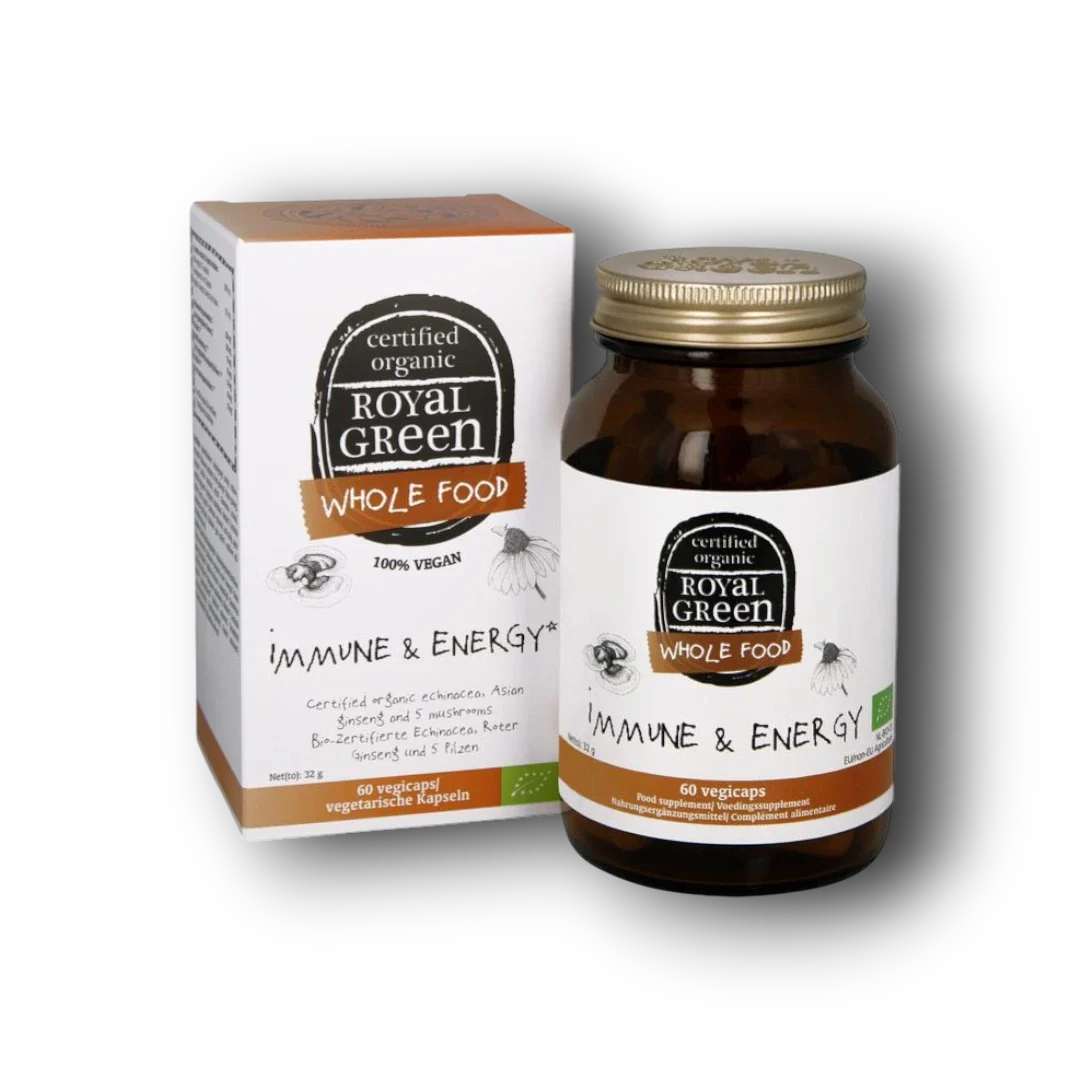 Royal Green Immune & energy bio 60.00 Vegetarische capsules