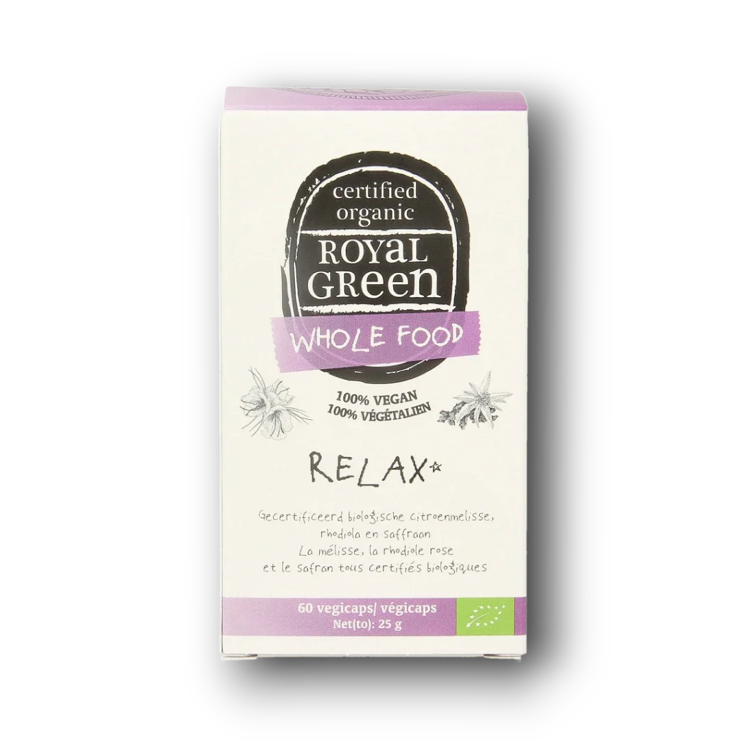 Royal Green Relax bio 60.00 Vegetarische capsules