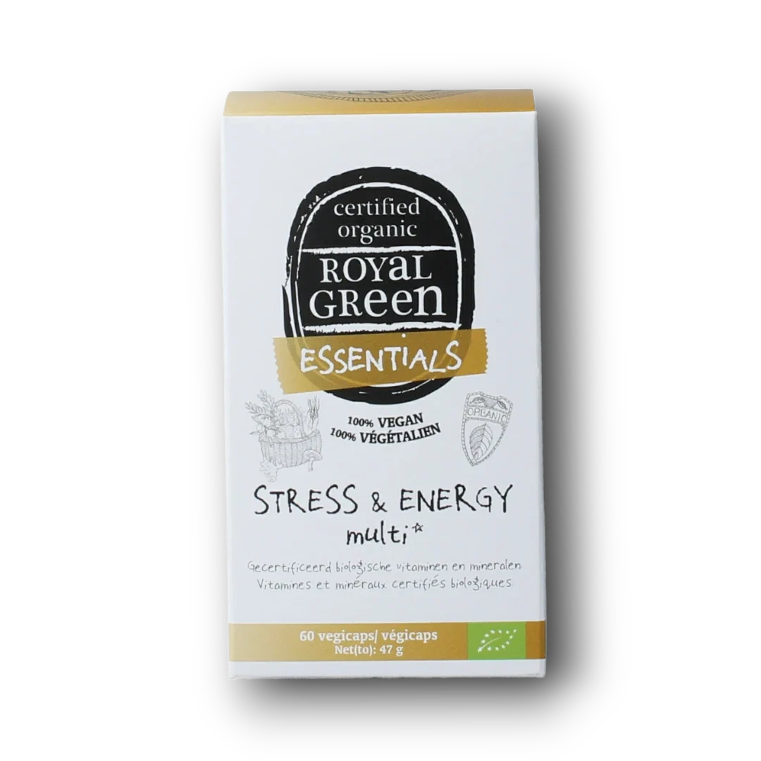 Royal Green Stress & energy multi bio 60.00 Vegetarische capsules