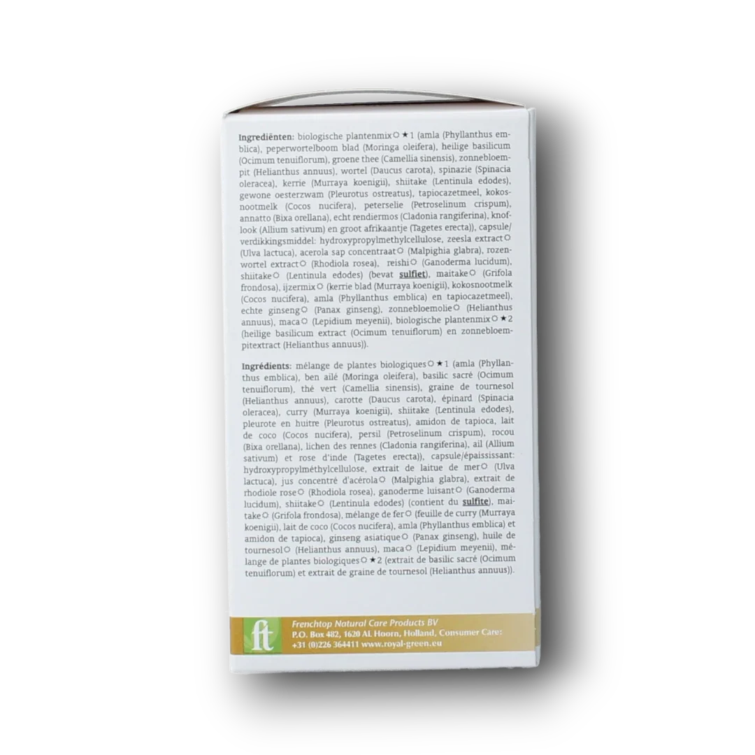 Royal Green Stress & energy multi bio 60.00 Vegetarische capsules