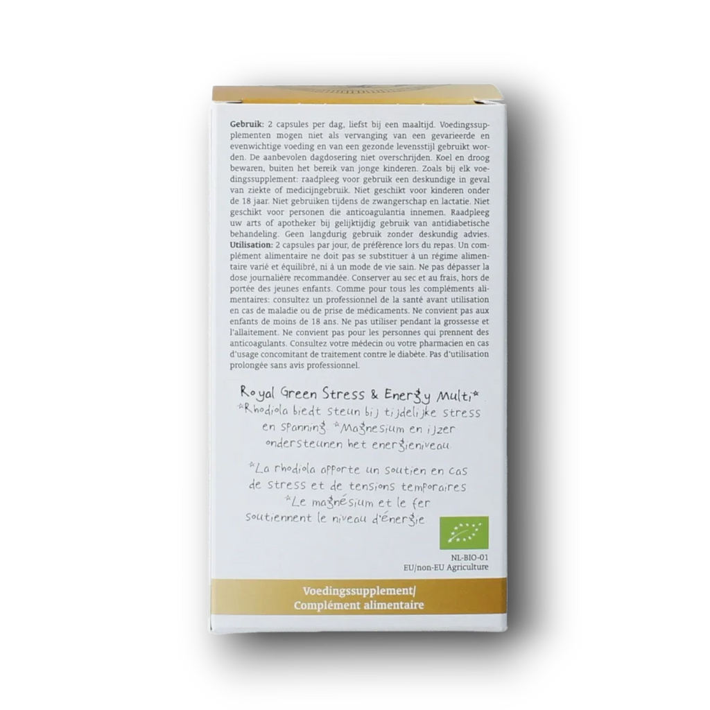 Royal Green Stress & energy multi bio 60.00 Vegetarische capsules