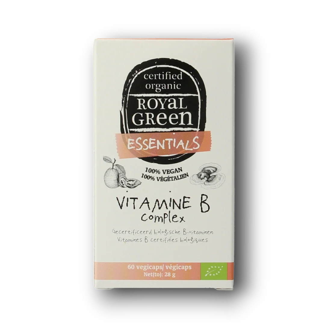 Royal Green Vitamine B complex bio 60.00 Vegetarische capsules