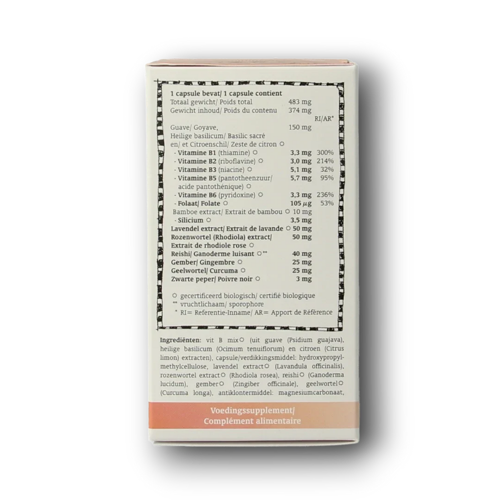 Royal Green Vitamine B complex bio 60.00 Vegetarische capsules