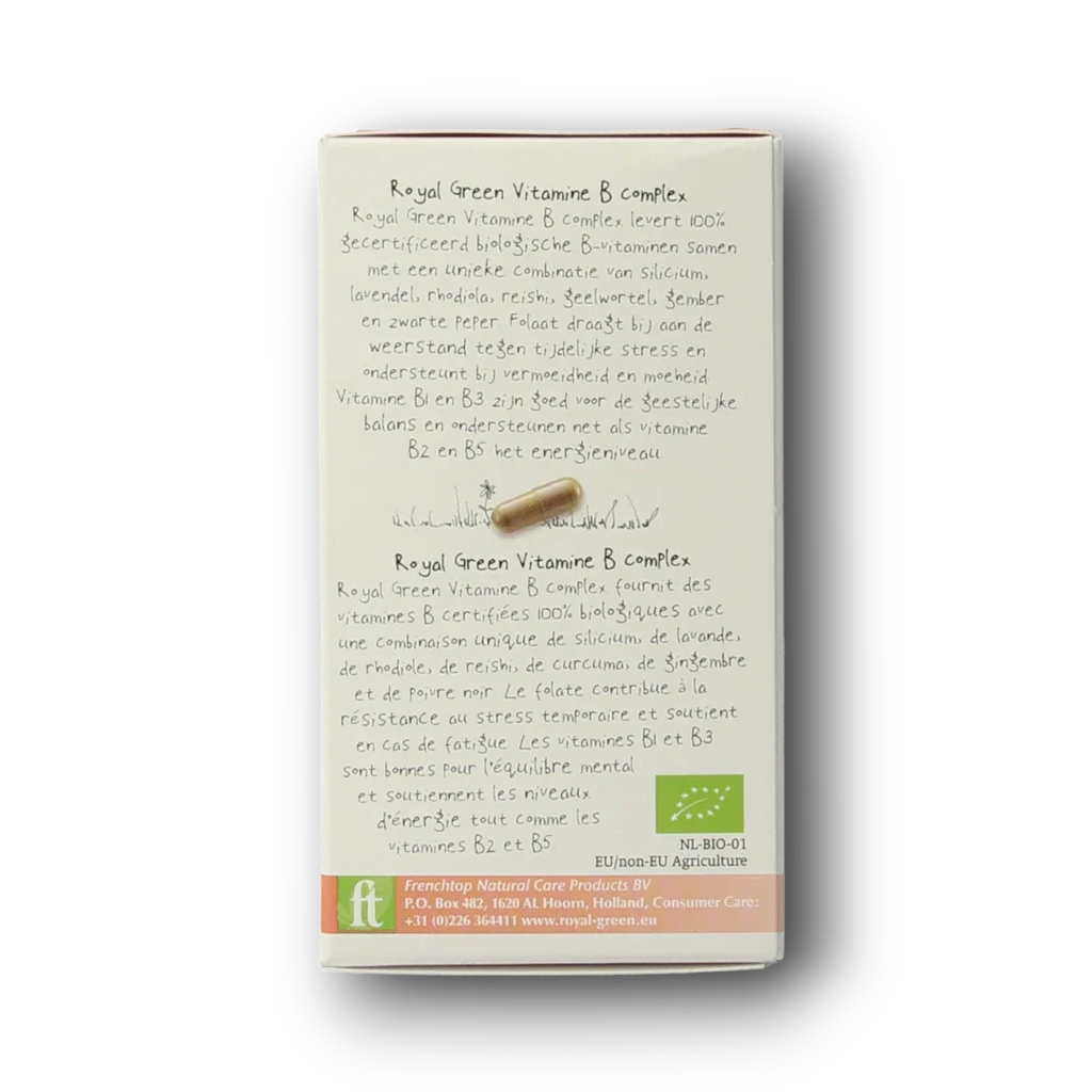 Royal Green Vitamine B complex bio 60.00 Vegetarische capsules