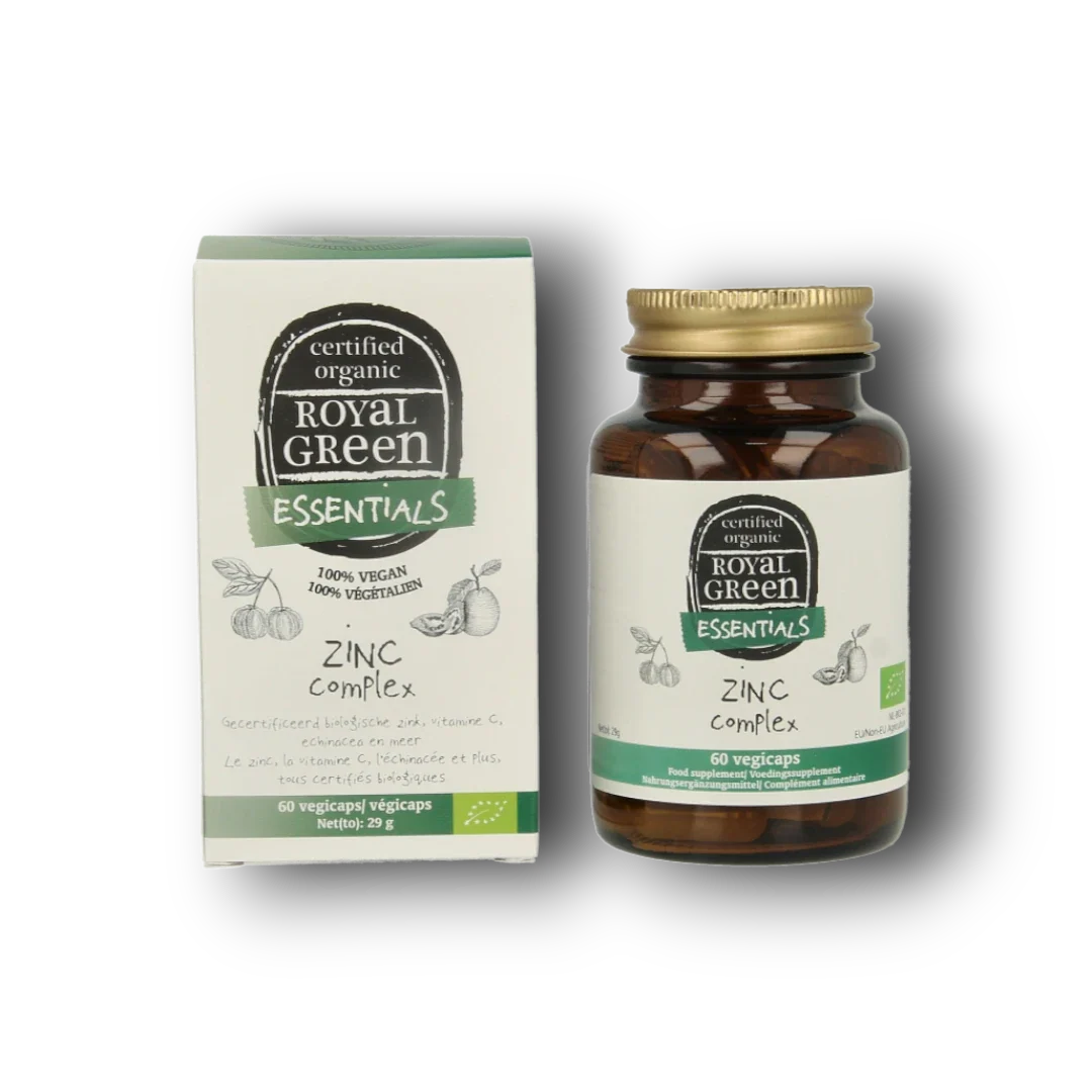 Royal Green Zinc complex bio 60 Vegetarische capsules