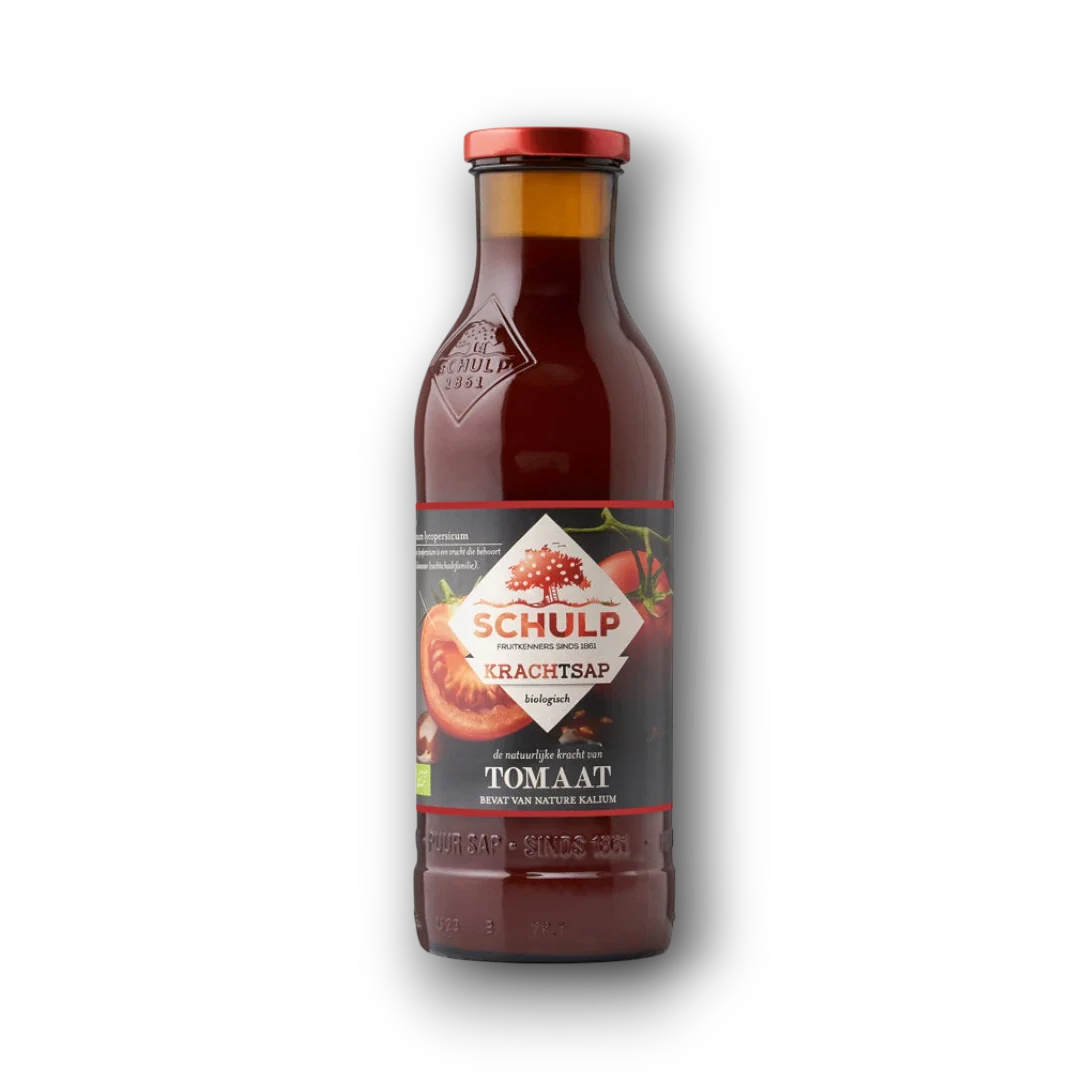 Schulp Krachtsap tomatensap puur bio 750.00 Milliliter
