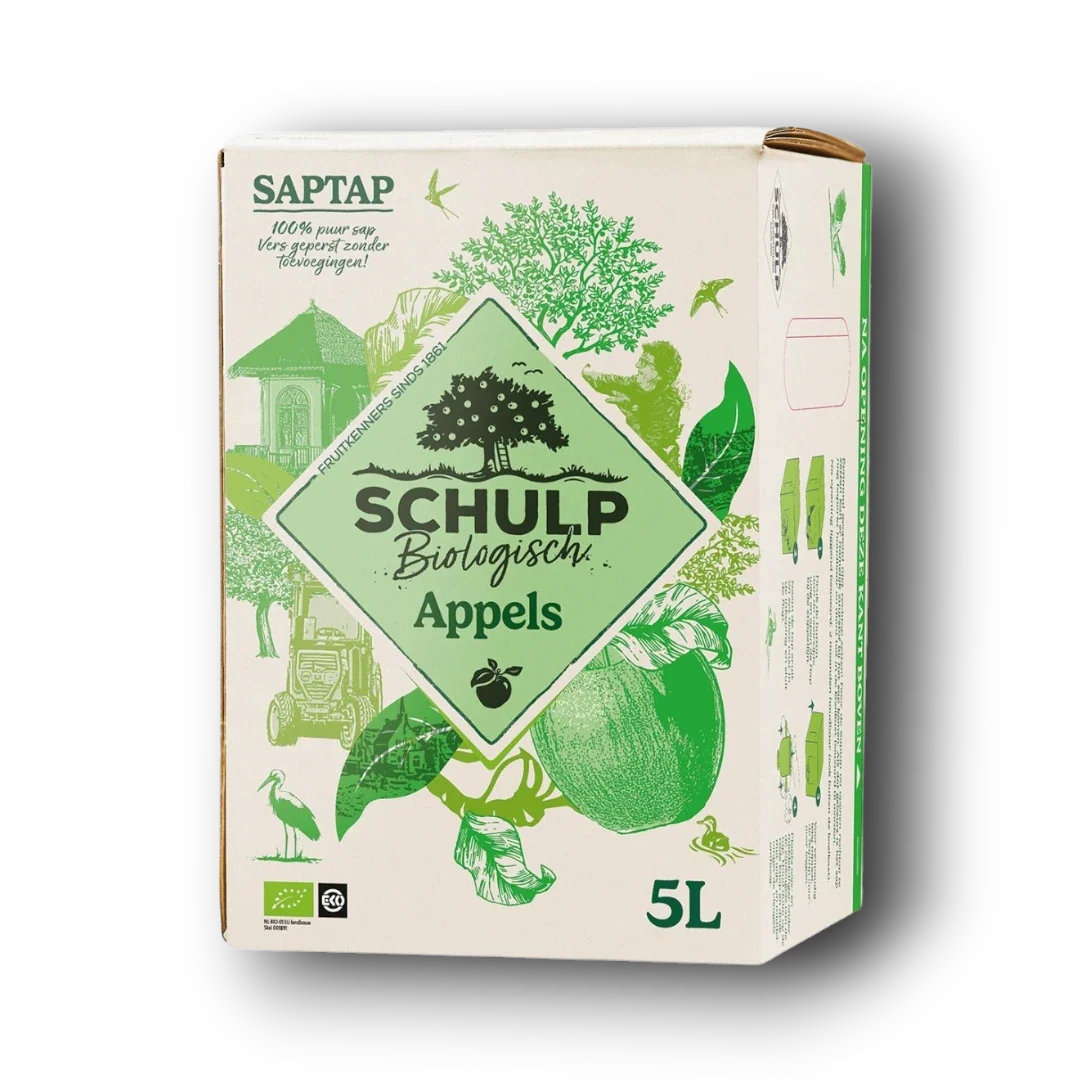 Schulp Saptap appelsap bio 5.00 Liter