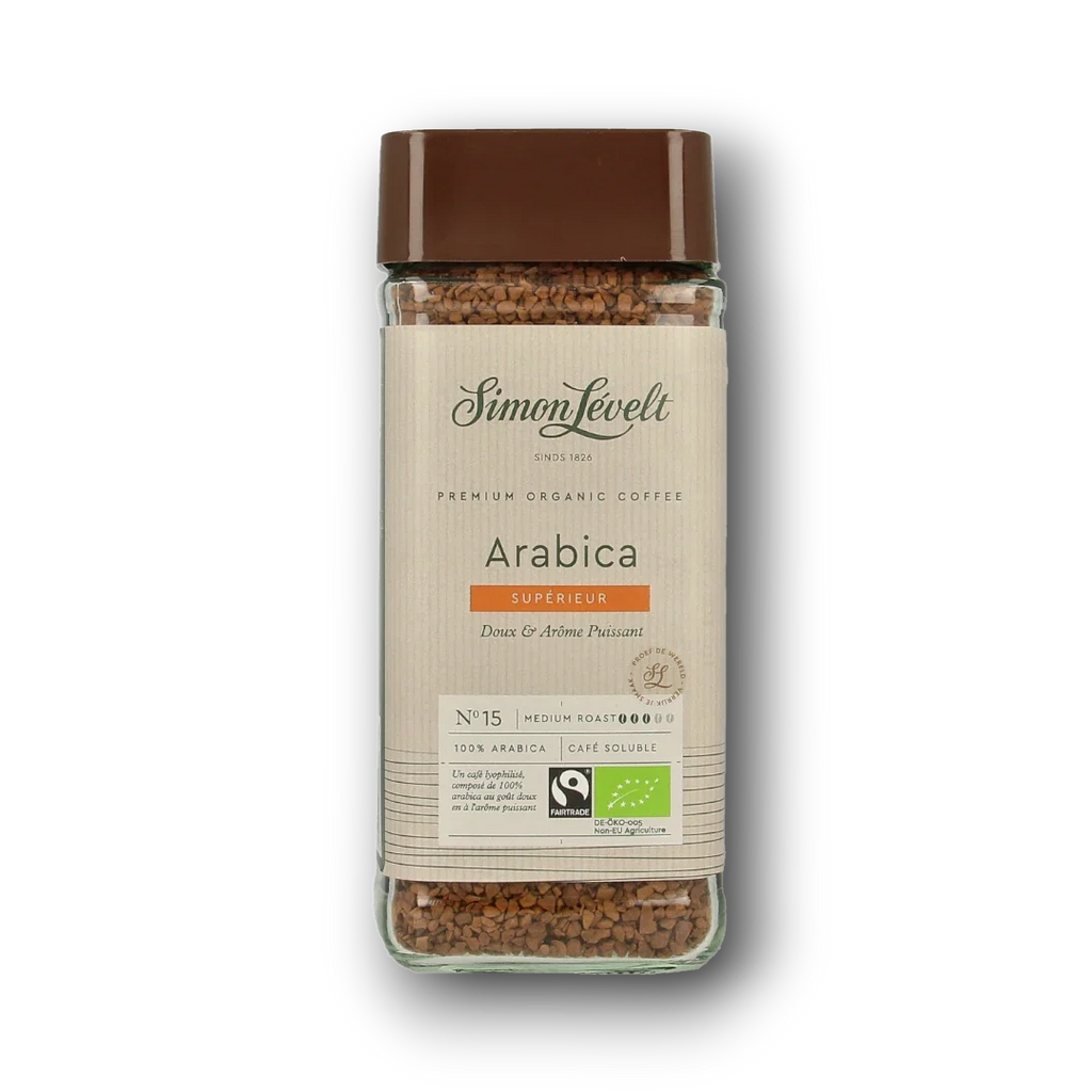 Simon Levelt Cafe organico Arabica instant bio 100.00 Gram