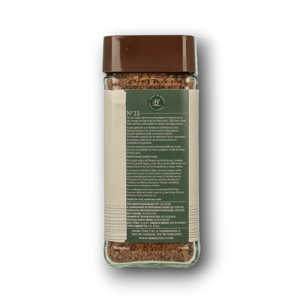 Simon Levelt Cafe organico Arabica instant bio 100.00 Gram
