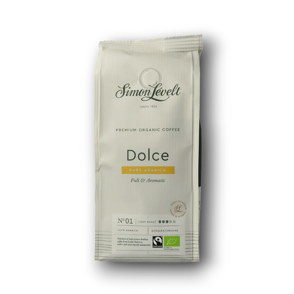 Simon Levelt Cafe organico dolce snelfilter bio 250.00 Gram