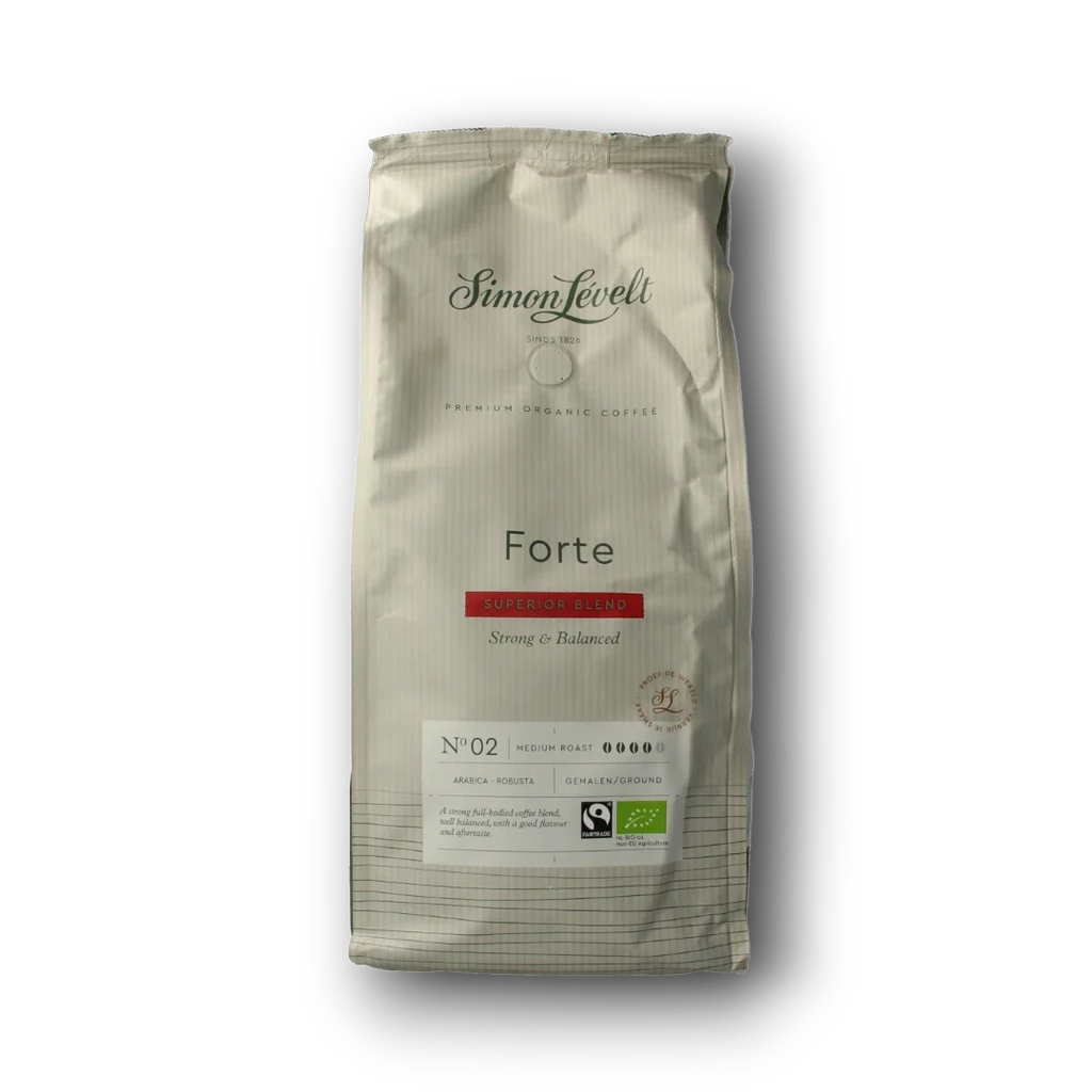 Simon Levelt Forte superior blend gemalen koffie bio 1.00 Kilogram