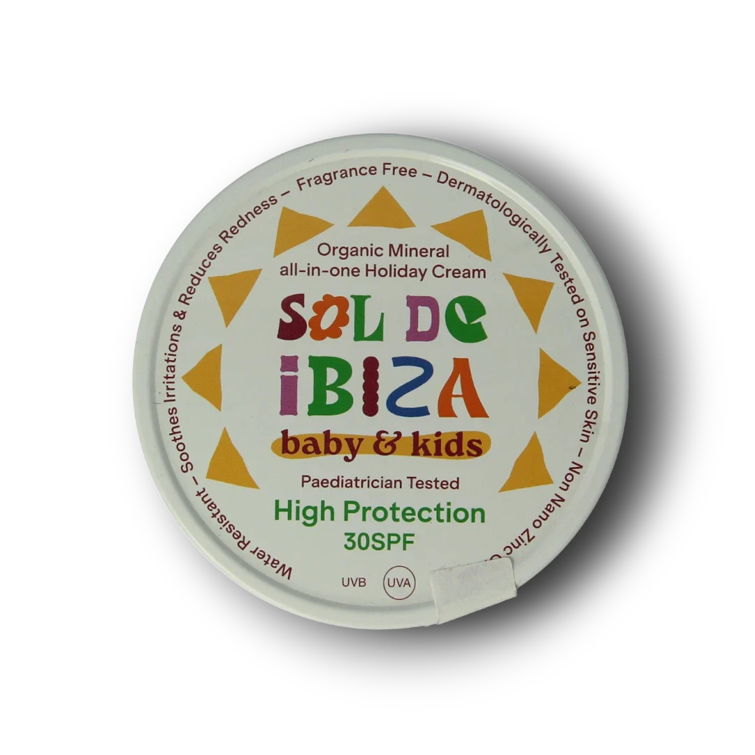 Sol De Ibiza Beschermende creme baby&kids SPF30 bio 100.00 Gram