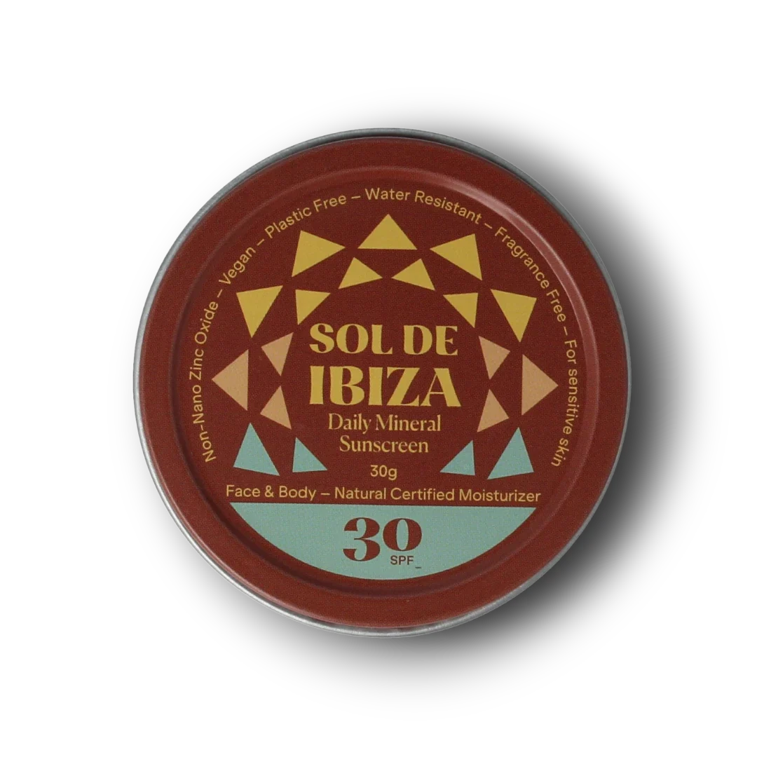 Sol De Ibiza Zonnebrandcreme SPF30 mini bio 30.00 Gram