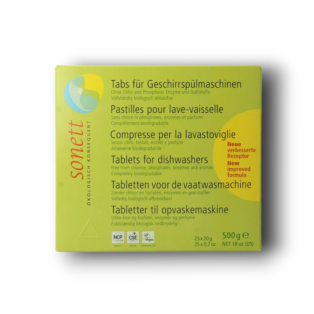 Sonett Vaatwasmachine tablet 25.00 Stuks