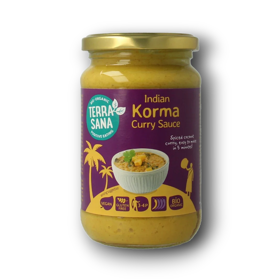 TerraSana Curry sauce korma bio 350.00 Gram