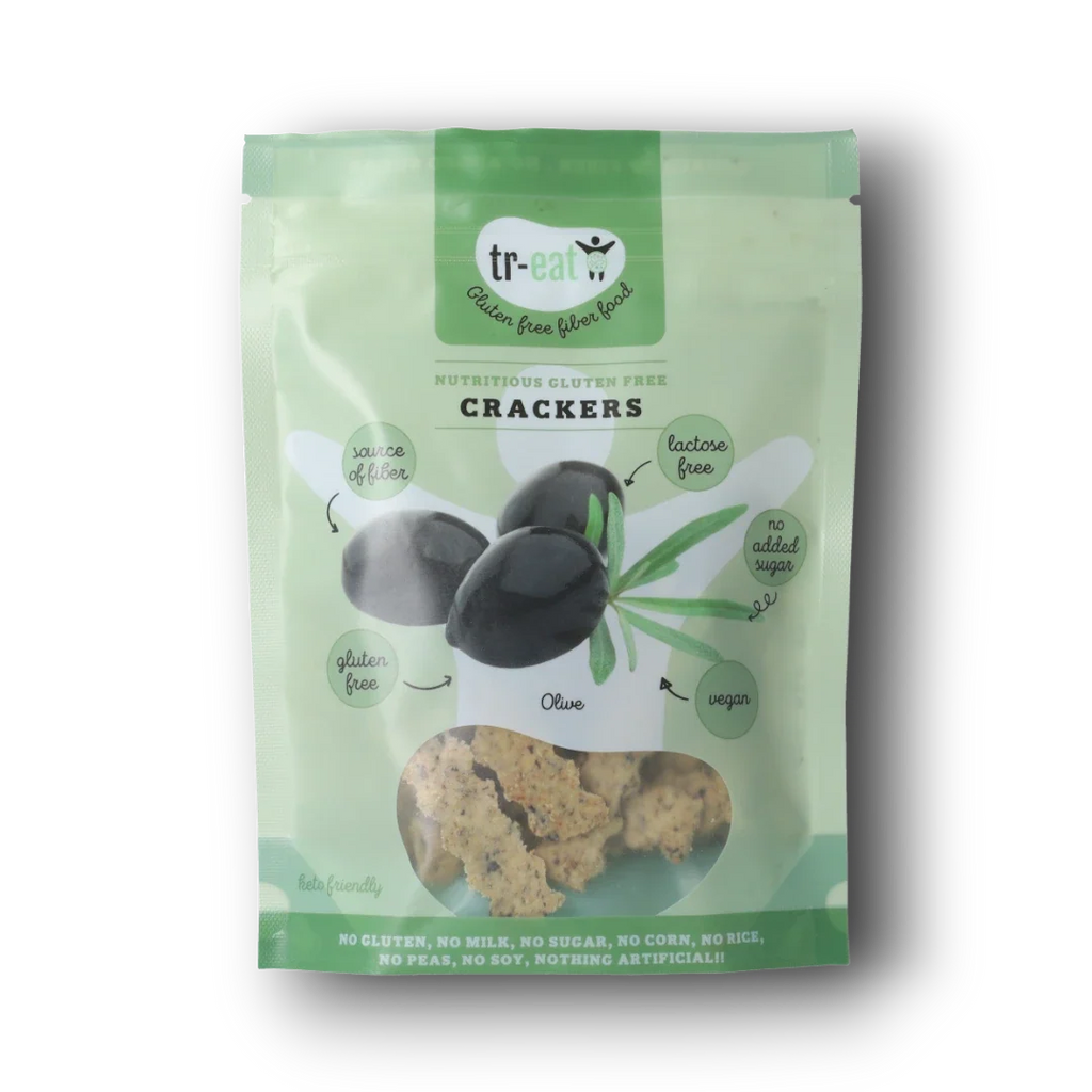 Treat Crackers olijf glutenvrij 70.00 Gram