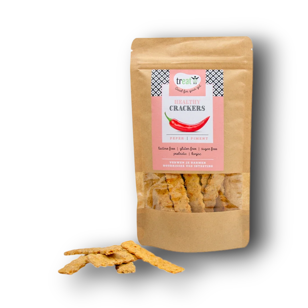 Treat Crackers peper glutenvrij 80.00 Gram