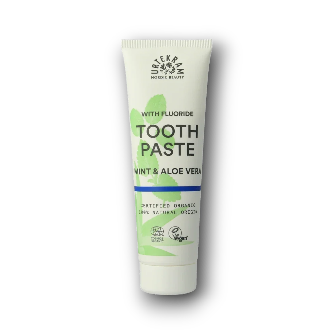 Urtekram Tandpasta mint fluoride 75.00 Milliliter