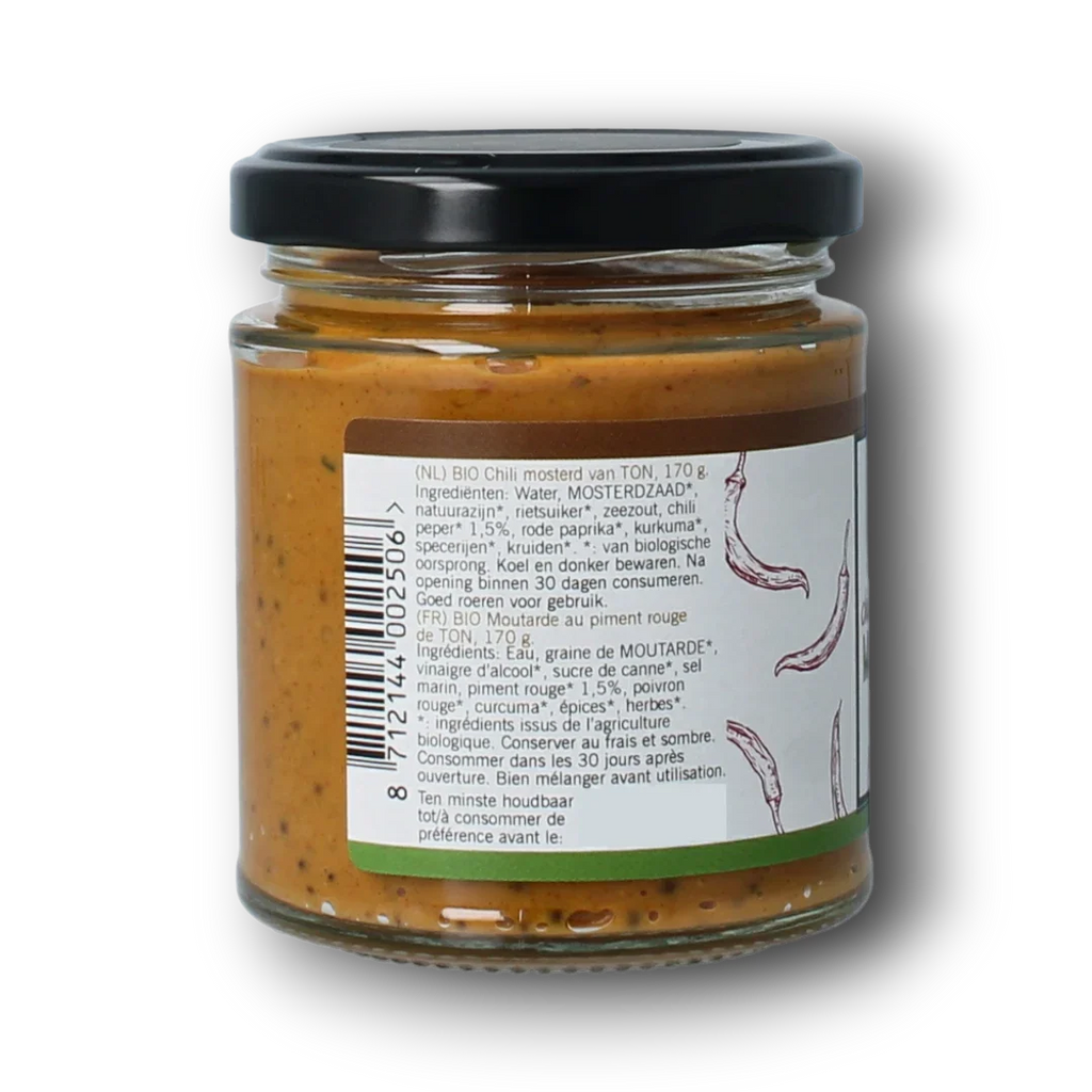 Van Ton Chili mosterd bio 170.00 Gram