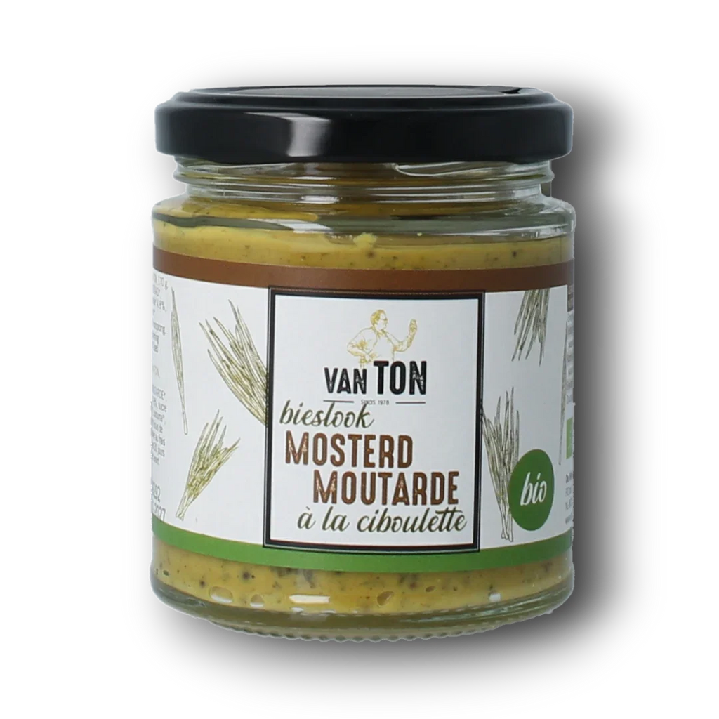 Van Ton Mosterd bieslook bio 170.00 Gram