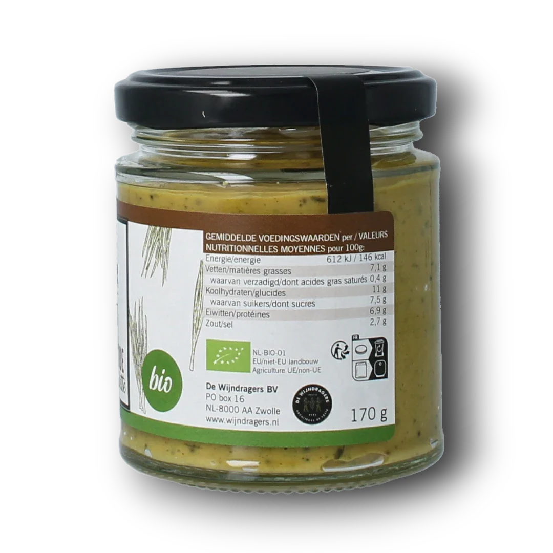 Van Ton Mosterd bieslook bio 170.00 Gram