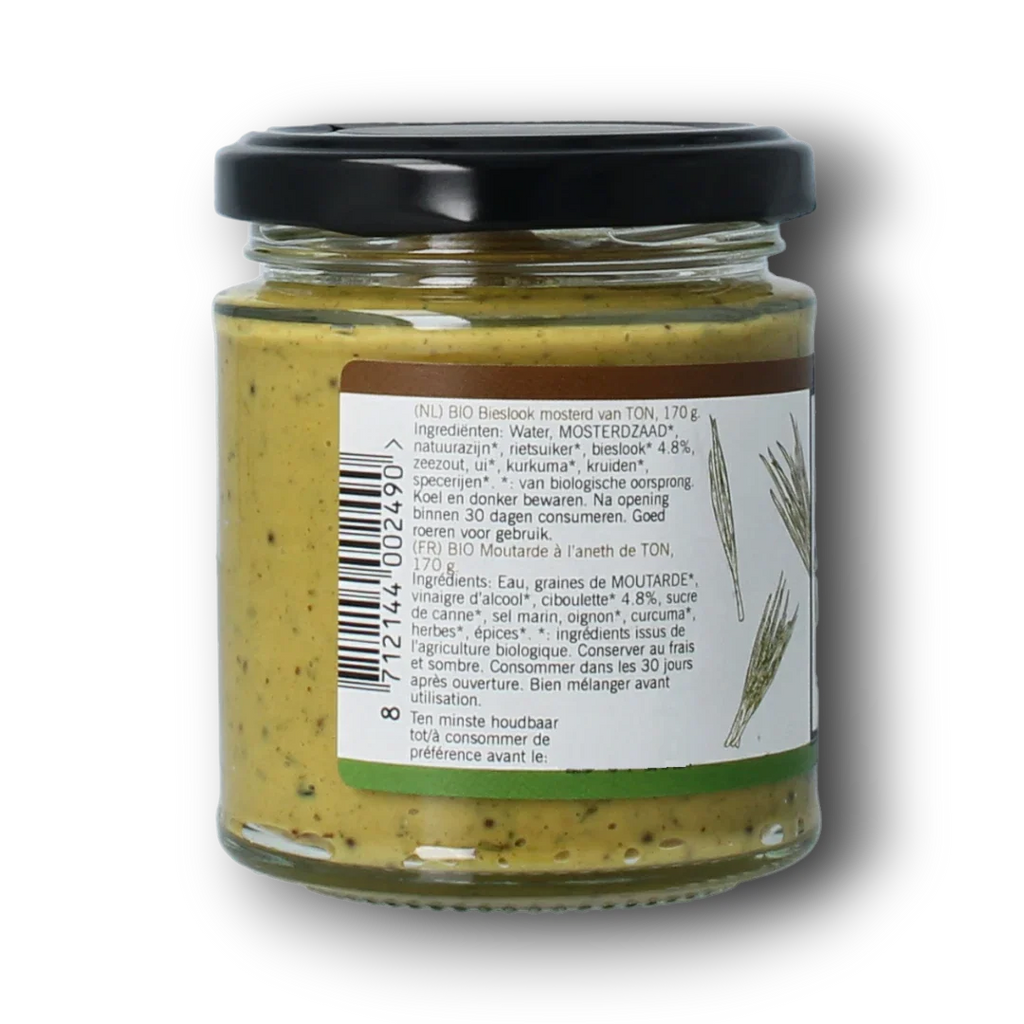 Van Ton Mosterd bieslook bio 170.00 Gram