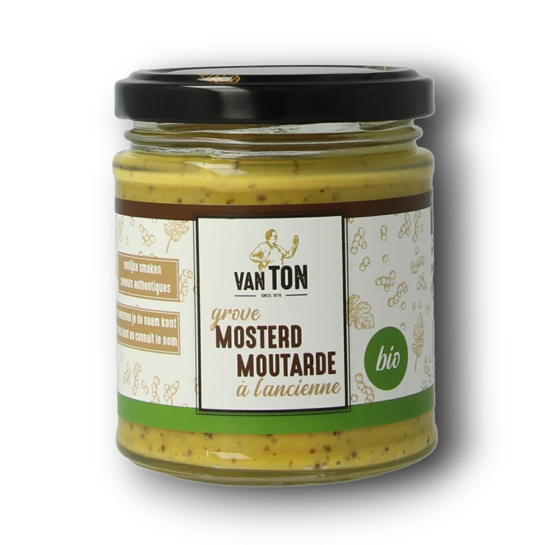Van Ton Mosterd grof bio 170.00 Gram