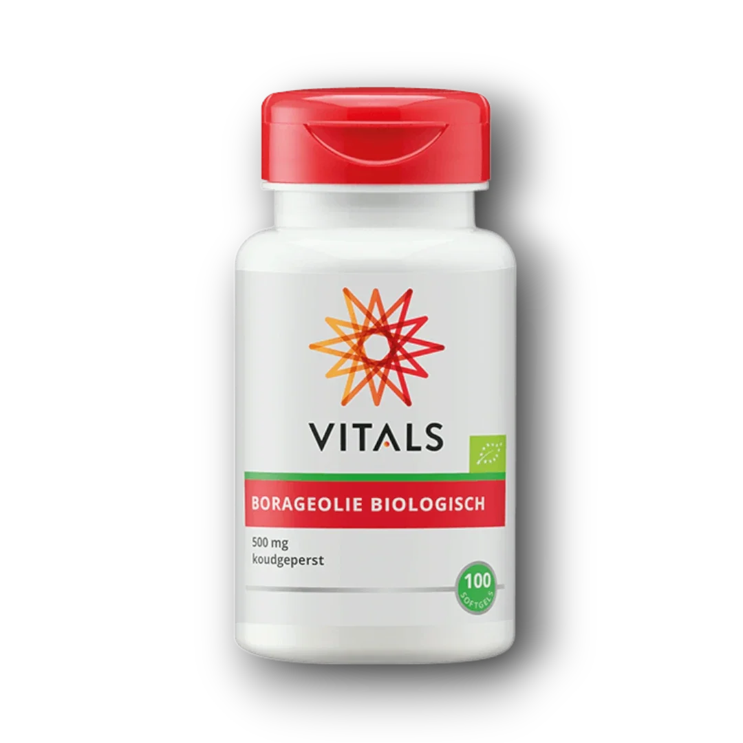 Vitals Borageolie 500mg bio 100.00 Softgels